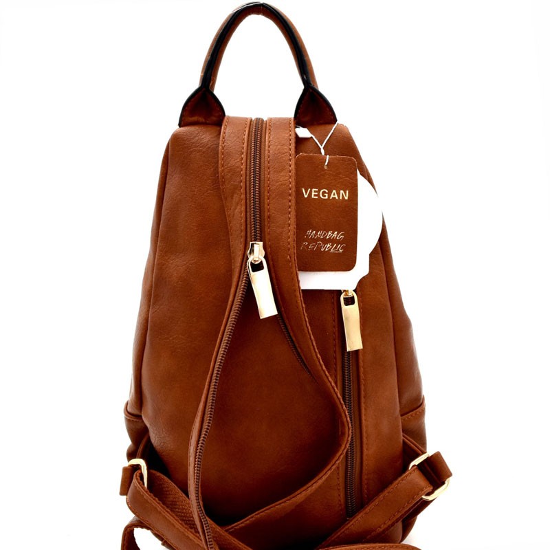 canvas multi pocket backpack